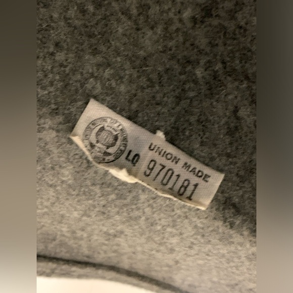 Women’s Vtg Geo. W. Bollman Doeskin 100% Wool Felt Blue Ribbon Hat - Picture 11 of 16